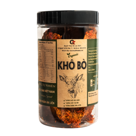 Khô bò miếng sạch tự nhiên