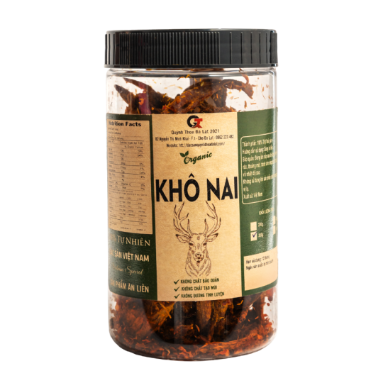 Sạch sẽ và dinh dưỡng với khô nai sợi chất lượng từ thiên nhiên