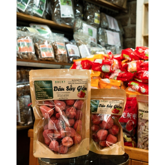  Dâu Sấy Giòn 100G