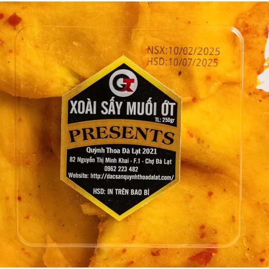 Xoài Sấy Muối Ớt - 250gr